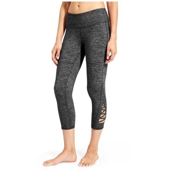 Athleta Weave Leggings Medium - Picture 1 of 3